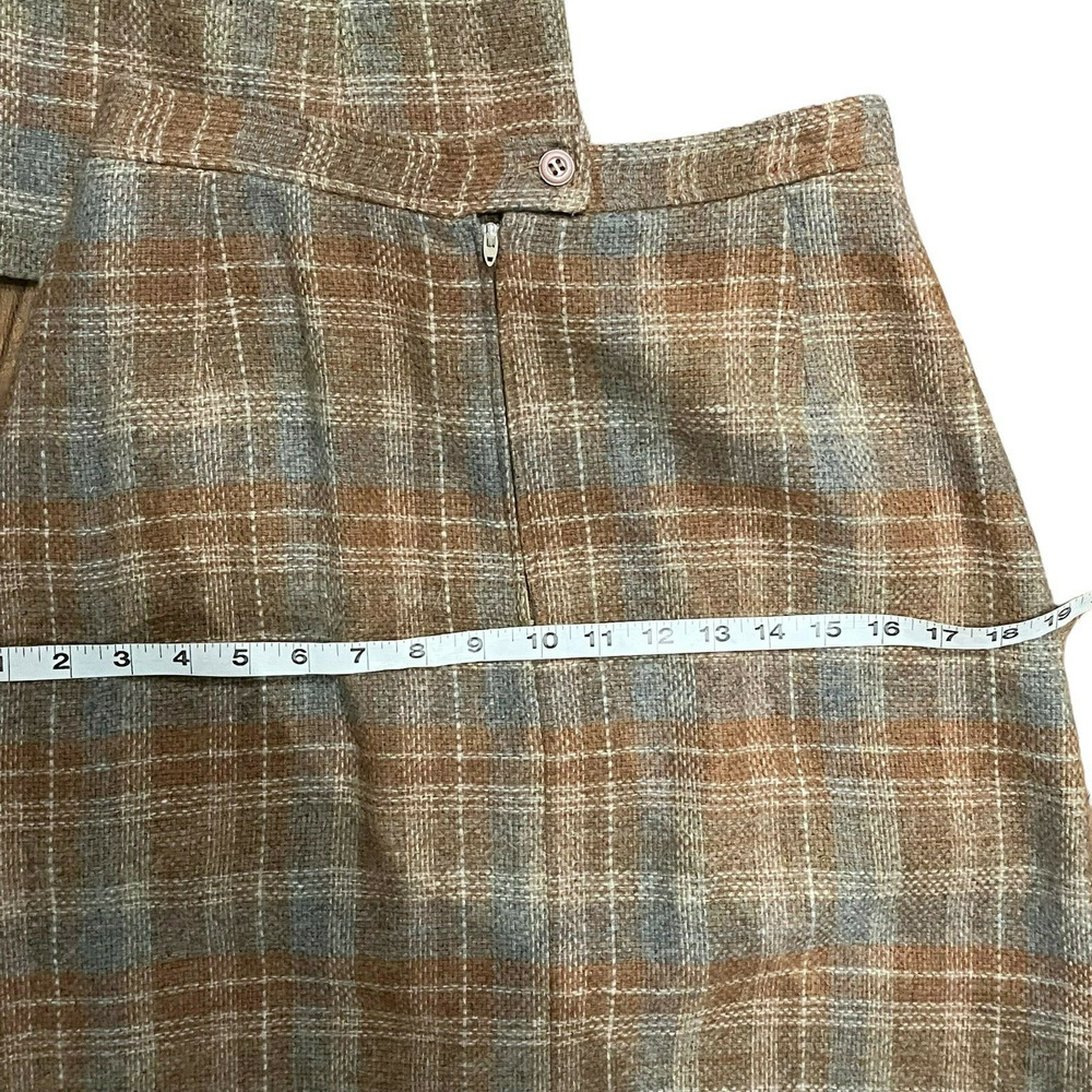 Vtg 1960s Jack Winter Womens School Girl Plaid Two Piece Blazer Skirt Suit S/M - Picture 11 of 15